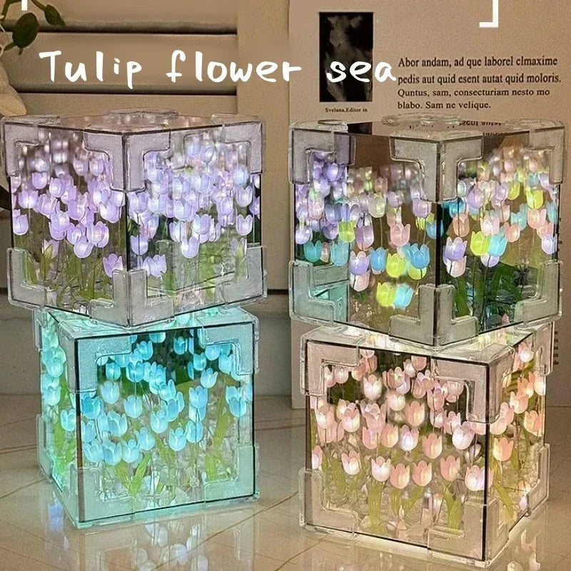 Tulip Cube Night Lamp