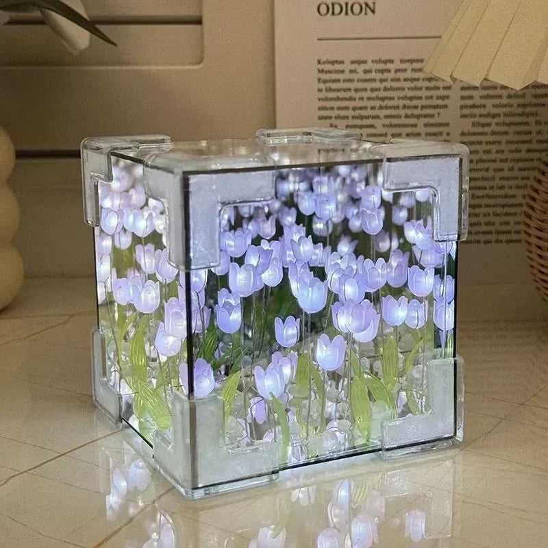 Tulip Cube Night Lamp