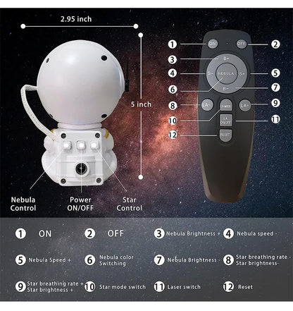 Astronaut Galaxy Projector